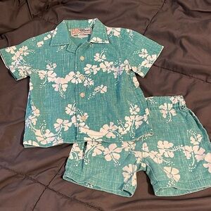 Reyn Spooner ALOHA BISCUS TODDLER CABANA SET